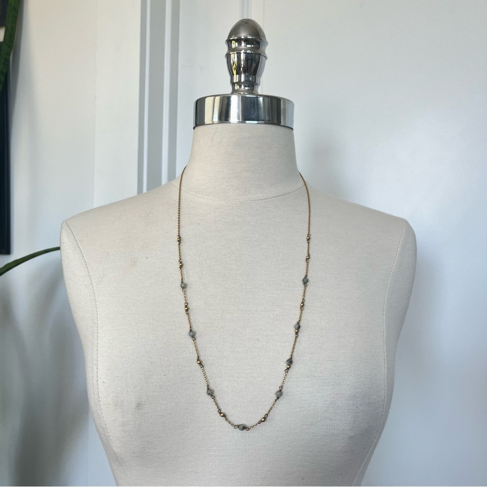 Madewell Gold Beaded Necklace